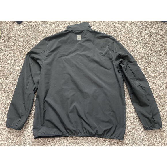 Vintage Nautica Competition Softshell Black Full Zip Windbreaker Jacket VTG - Picture 2 of 10